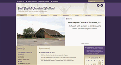 Desktop Screenshot of fbcstratford.net