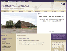 Tablet Screenshot of fbcstratford.net